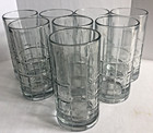Anchor Hocking Tartan Plaid Drinking Glass Tumbler 16 Oz Set Of 16 Sold Separate