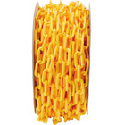 Elk Weatherproof Yellow Plastic Safety Barrier Chain Link  100 Ft 