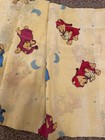 Vtg Winnie The Pooh Valance Curtain Pooh Wearing Nightgown Yellow