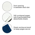 Leuchtturm1917 Medium A5 Dotted Hardcover Notebook  navy  - 249 Numbered Pages