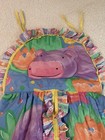 Vintage 90   s Diaper Stacker Holder Hanging Organizer Animal Theme