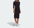 Adidas Originals Adicolour 3 Stripes Bodycon Dress  Bnwt Uk 12 14 16   40 Sold