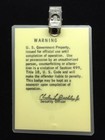 Project Gemini 5 Nasa Issued Laminated Badge L  Gordon Cooper   Pete Conrad