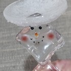 Vintage Department 56 Ice Cube Snowman Candle Holder With Original Box Christmas