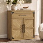 Sicotas 30 7  Sideboard Buffet Cabinet W  Adjustable Shelves Smooth Drawers