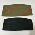 2 Boy Scout Garrison Caps 1950s 1960s Hat Diamond Patch Large   Xl Bsa Vintage