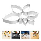 14 Pcs Stainless Steel Rose Cutting Die Decorative Baking Cutters