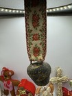 Vintage Mixed Lot Of 40 Handmade Christmas Ornaments - Fabric  Knitted And Bells