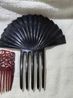 Antique Bakelite Celluloid Hair Combs