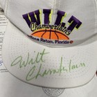 Vintage Original Wilt Chamberlain Auto Signed Restaurant Hat Boca Raton Jsa Loa