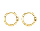 Tous Hoop Earrings Silver Vermeil Bear Design Elegant Jewelry Accessories E986