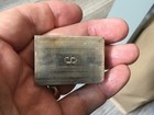 Vintage Sterling Silver Matchbox   W old Match Sticks  Mono  12 1 Grams  Wow 