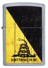 Zippo Dont Tread On Me Brushed Chrome Windproof Pocket Lighter  29842