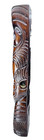 Totem Oceania Pacific Islands Maori Tribal Art Hand Carved Wood Vintage 11 3 4 t