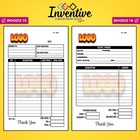 Custom Sales Notes invoices For Your Business Free Design8 5x5 5  Passing Paper 