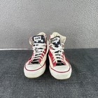 Vintage Made In Usa Converse Chuck Taylor High Top Size 10 American Flag Stars