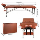 New Massage Table Massage Bed Spa Bed 84  Long Portable 2 Folding W  Carry Case