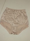 Vtg Satin Skins Vanity Fair Pink Panties Girdle M 32 34 Spandex Nylon Shiny