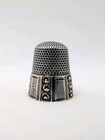 Antique Stern Brothers Sterling Silver Thimble Size 10
