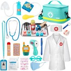 Kids Doctor Kit 34 Pcs Pretend Playset  Medical Bag   Accessories For Toddlers 3