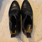 Men   s Meermin Black Leather Chelsea Boots Size 9 5-101050 - Black Calf