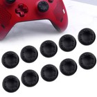10x Black Thumb Stick Grips Analog Silicone Cap Cover For Ps4 Ps3 Xbox One Wii U