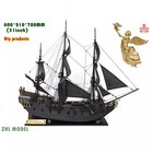 In Stock New Zhl The Black Pearl Golden Version 2023 Wood Model Ship Kit 31 Inch