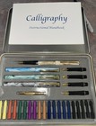 2000s Staedtler Calligraphy Set 31 Piece Starter Kit Lettering Metal Case 13631