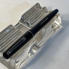 Vintage Osmiroid 65 Fountain Pen Black Lever Fill Gold B 2 Nib Made England
