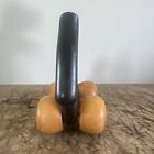 Vintage 8 In Wooden Horse Wheel Handheld Rolling Childrens Toy