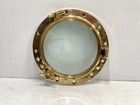 Industrial Vintage Original Brass Heavy Round Ship Salvage Porthole Window Lot 5