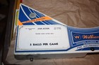 Williams Em Pinball Machine 1973 Playfield Apron   Shooter Gauge  star Action 