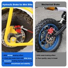 Mini Bike Hydraulic Brake Kit 180mm Rear Disc Brake Baja Doodle Bug Db30 Parts