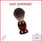 Qshave 100  Best Original Pure Badger Hair Shaving Brush Handmade  Real Wood Bas