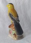 Vintage Goldfinch Bird Bright Yellow Branch Japan Parma Aai Cheery Shelf Sitter