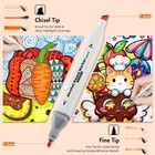 Alcohol Markers Set 80 Colors  Dual Tip Art Markers Alcohol Based  Chisel   F   
