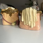 3 7 8  Vintage Hand Bag Figurine With Gloves   Flowers Pink   White Roses     pair