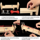 Bracelet Making Jig Tool Rope Braided Fixing Frame W  Adjustable Paracord Scale