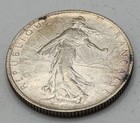 Really Nice-1918 France 2 Francs   8350  Silver Coin Km   845 1 -  Free Shipping