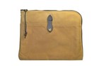 Filson Portfolio Document Style 129 Waxed Tan Discontinued Insert Briefcase Case