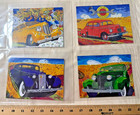 Drobny Classic Car Art Auto Note Cards  Some Originals - 2010-2016 - 29 Diff  c 