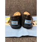Toms Classics Black Sequin Alpargata Slip On Flats Shoes Womens 7 5 001064b11