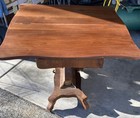 Antique Empire Lyre Base Game Table - Local Pick Up Only
