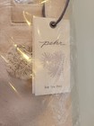 Pehr Tidy Up Canvas Bag beige Cotton Pom Pom Pint Collection  2 Handle Carry 