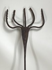 Antique 5 Tine Wrought Iron Fish   Eel Spear Gig 22   
