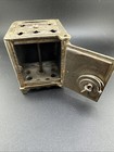 1900 Cast Iron Home Safe Combination Floor Safe Figural Still Bank By Kenton    