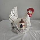 Very Rare Vtg Mid-century 50s-60s Rooster And Hen Condiment Caddy Set Nostalgic 
