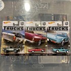 Set Of 3 Hot Wheels 2016 Premium Car Culture Trucks Ford   Subaru   Datsun Read 