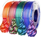 Silk Pla 3d Printer Filament Bundle  Shiny Dual Color Filament 1 75mm Pack  M   