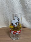 771 Vtg 1983 Charlie Brown Peanuts Set Of 6 Glasses Camp Snoopy  Mc Donald s